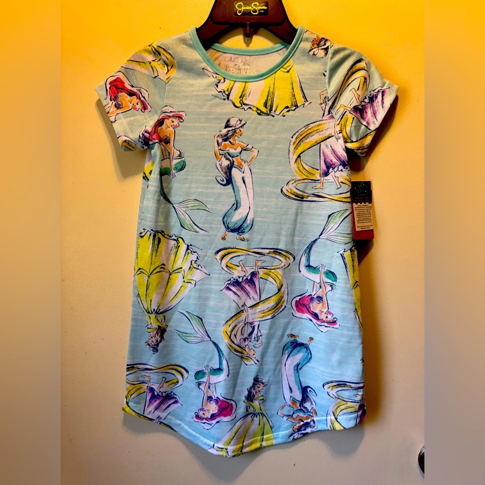 Disney Princesses Girls Sleep nightgown NEW! 6/6x